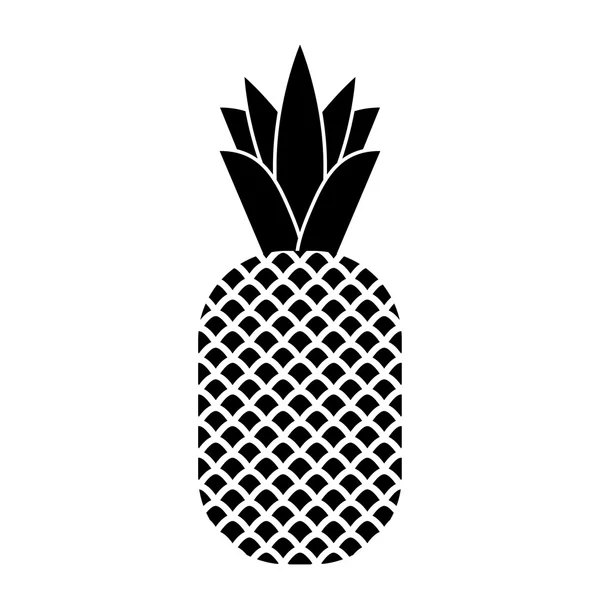 Ananas tropikal meyvesi. — Stok Vektör