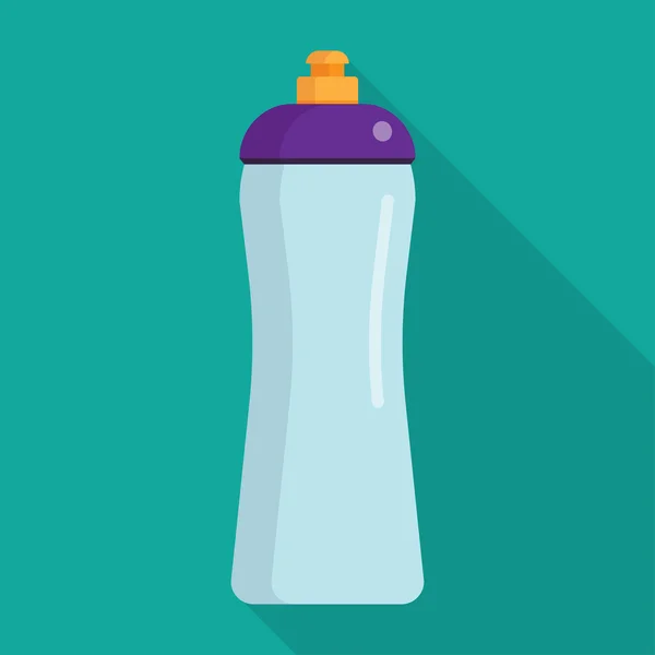 Sport fles hidromassage kolf water — Stockvector