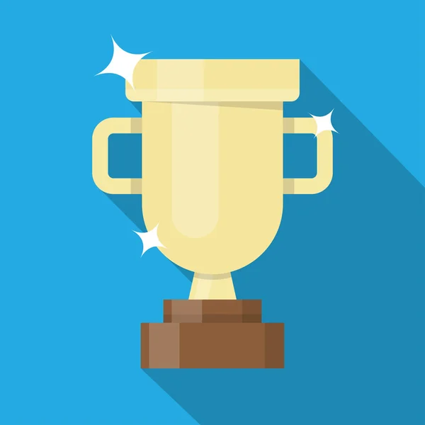 Ganador copa de oro — Vector de stock