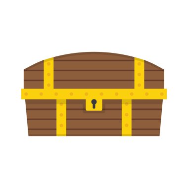 Vektör ahşap göğüs