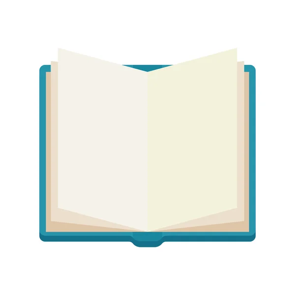 Livro aberto, notebook, vetor icone — Vetor de Stock