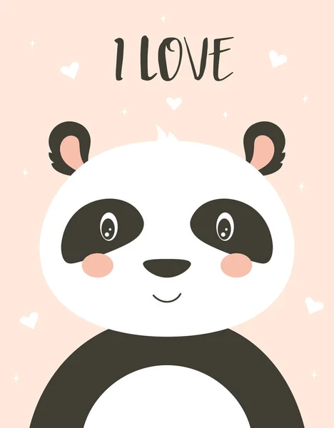 Lindo casal de pandas apaixonados desenho simples e mínimo de desenho  animadoilustração vetorial