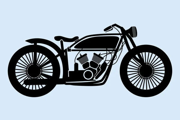 Classic Motorcycle — Stock Vector