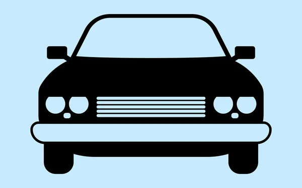 Silhouette de voiture — Image vectorielle