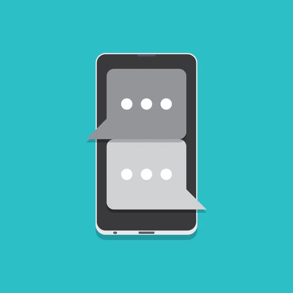 Chiacchierando Smart Phone — Vettoriale Stock