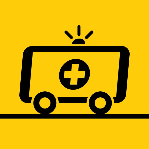Ambulance mobile — Image vectorielle