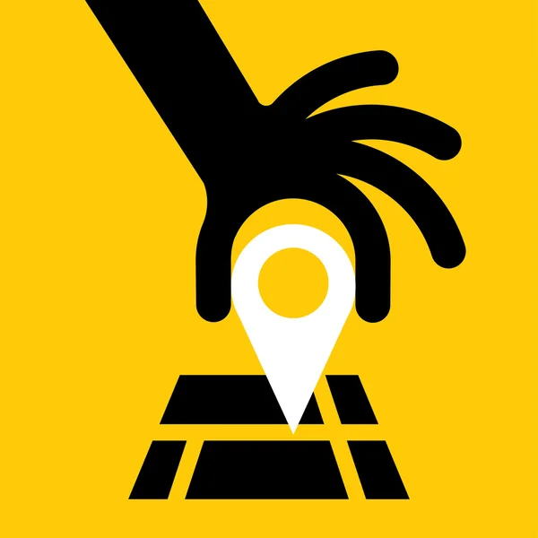 Gps navigator, illustration, vektor — Stockvektor