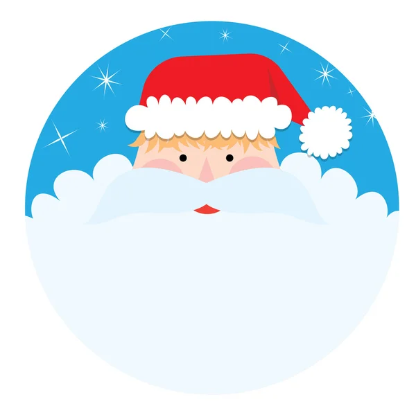 Santa Claus Portrait — Stock Vector