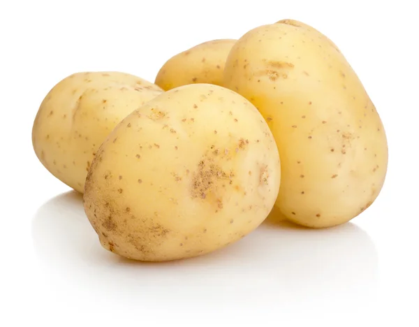 Нова картопля ізольована на білому тлі — стокове фото