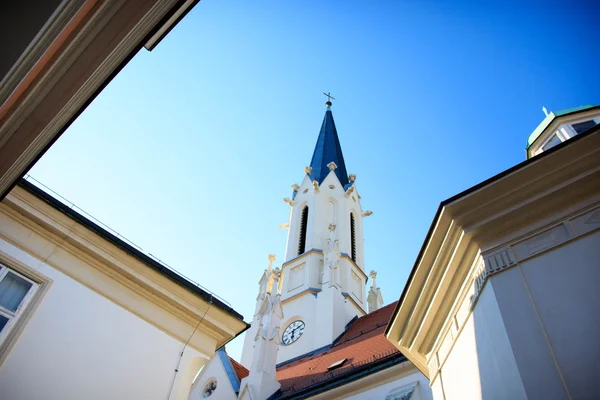 La cima di una chiesa a Vienna Foto Stock Royalty Free