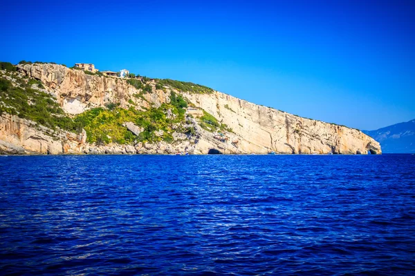 Modrá jeskyně na ostrově Zakynthos — Stock fotografie