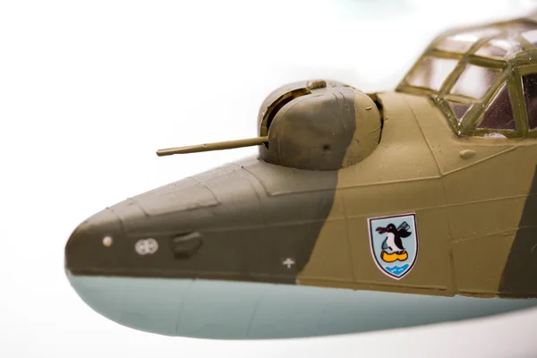 WWII modelo kit plano — Foto de Stock