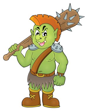 Orc theme image 1 clipart