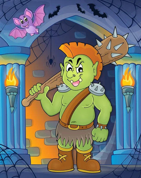 Orc Thema Bild 3 — Stockvektor