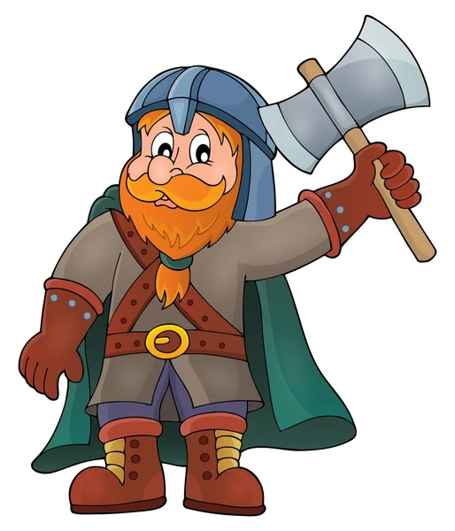 Dwarf warrior theme image 1 — Stock Vector