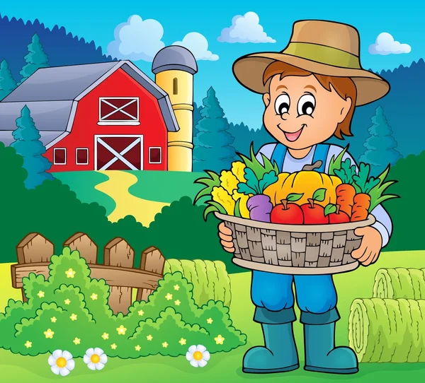 Farmer topic image 5 — Stock Vector