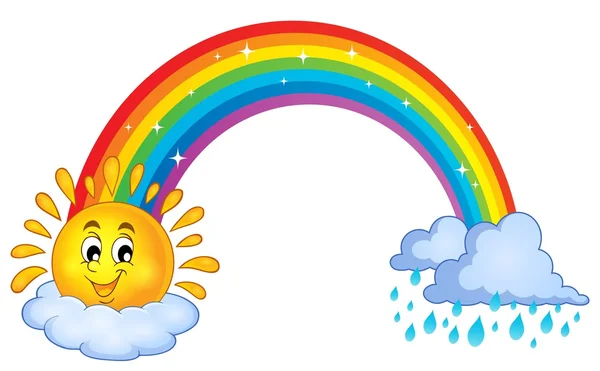 Regenboog onderwerp afbeelding 3 — Stockvector