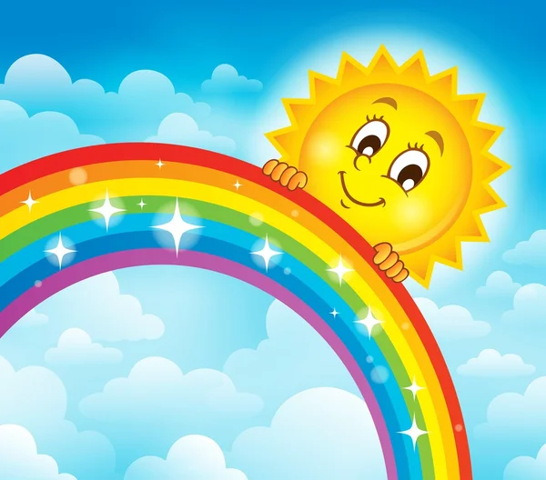 Regenboog onderwerp afbeelding 8 — Stockvector