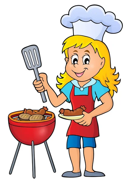 Thème du barbecue image 4 — Image vectorielle