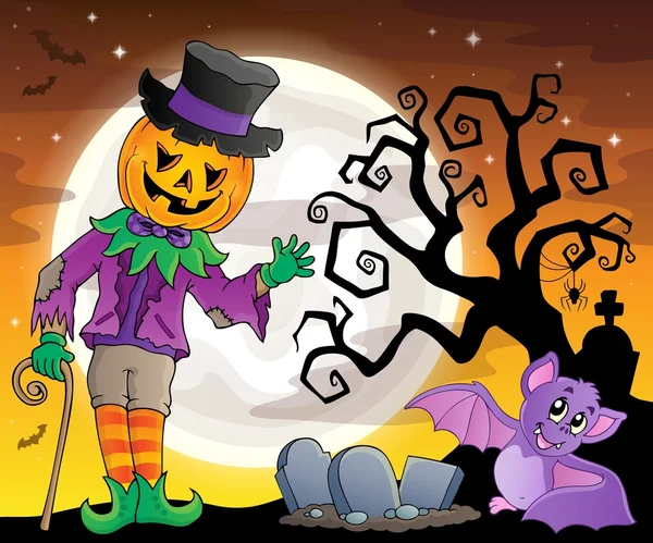 Immagine tema Halloween figura 2 — Vettoriale Stock