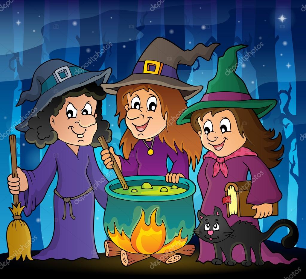 Three witches theme image 2 Stock Vector Image by ©clairev #121061790 Three witches theme image 2 Stock Vector Image by ©clairev #121061790