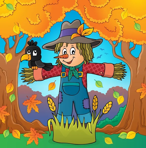 Scarecrow theme image 4 — Stock Vector