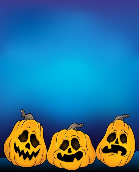 Halloween calabazas tema imagen 7 — Archivo Imágenes Vectoriales