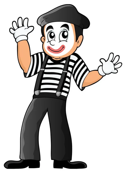 Mime theme image 1 — Stock Vector