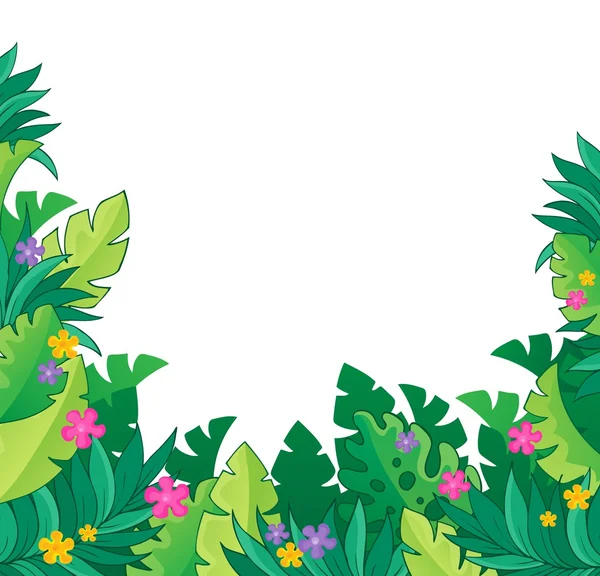 Image with jungle theme 7 — Stock Vector