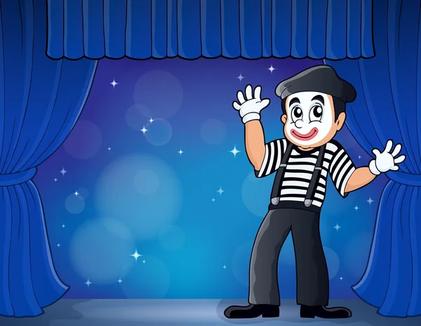 Mime theme image 3 — Stock Vector