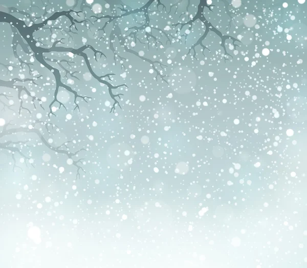 Vinter tema bakgrund 5 — Stock vektor