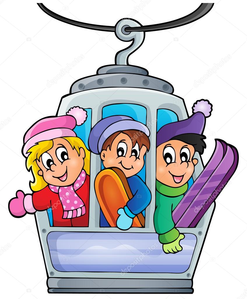 Cable car theme image 1 Stock Vector Image by ©clairev #62607385