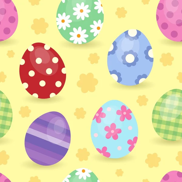 Easter theme seamless background 1 — Stock Vector