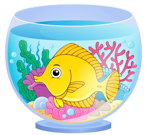 Aquarium theme image 2 — Stock Vector