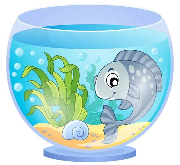 Aquarium theme image 5 — Stock Vector