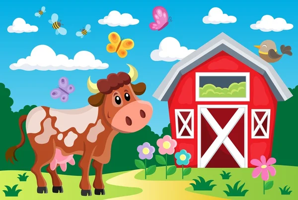 Granja tema imagen 2 — Vector de stock