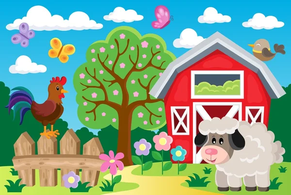 Granja tema imagen 8 — Vector de stock