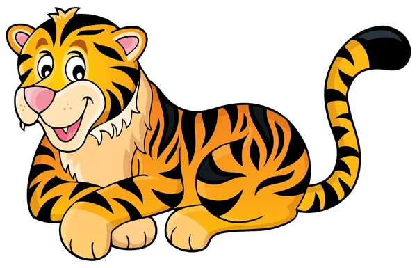 Tiger Thema Bild 1 — Stockvektor