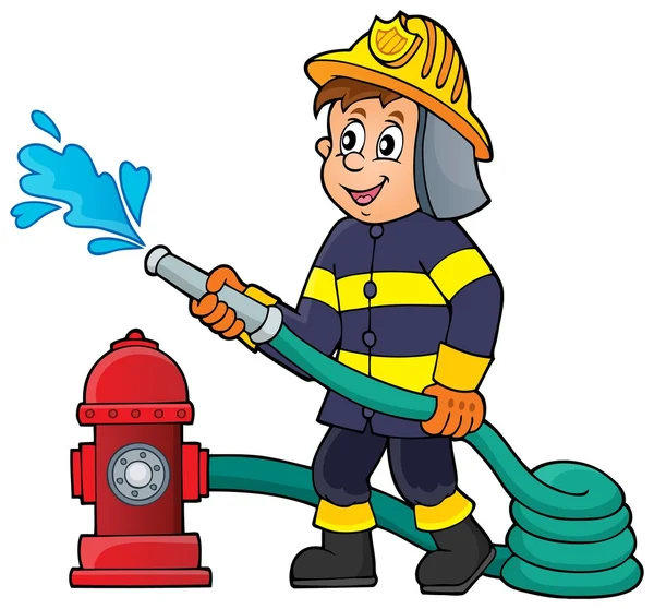 Thème pompier image 1 — Image vectorielle