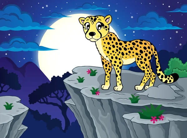 Cheetah Tema Resim 2 — Stok Vektör