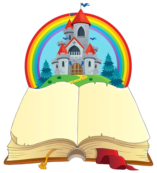 Fairy tale book theme image 2 — 图库矢量图片