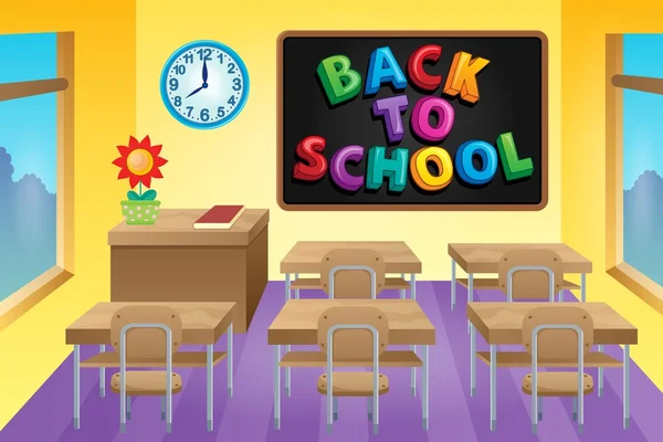 教室のテーマ画像 4 — ストックベクタ