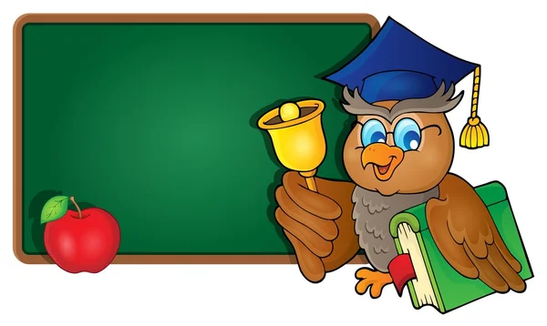 Owl teacher theme image 8 — Stock Vector