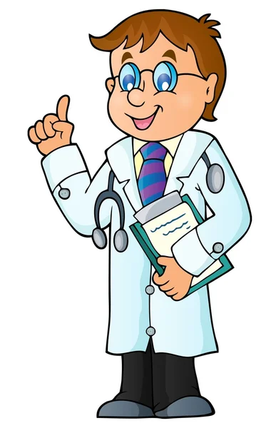 Doctor tema imagen 4 — Vector de stock