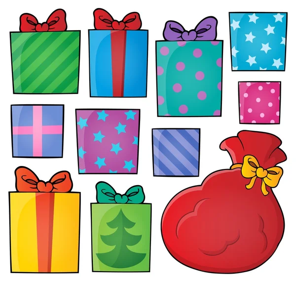 Image with gift theme 4 — Stock Vector