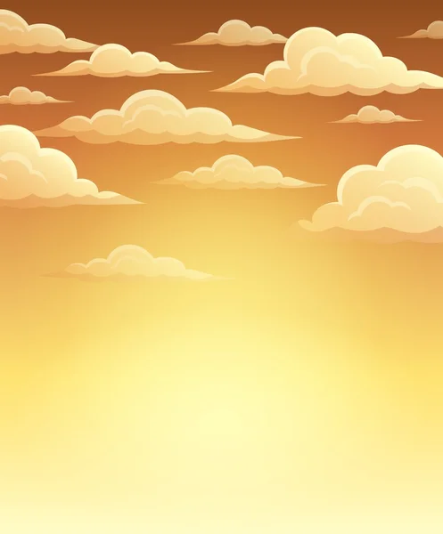 Otoño cielo tema fondo 1 — Vector de stock