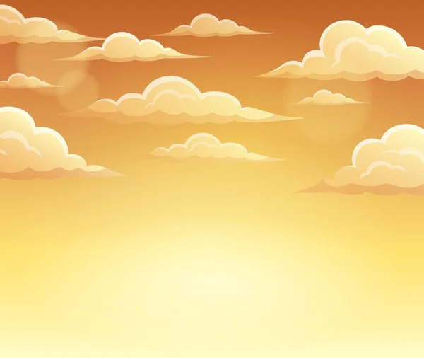 Automne ciel thème fond 2 — Image vectorielle