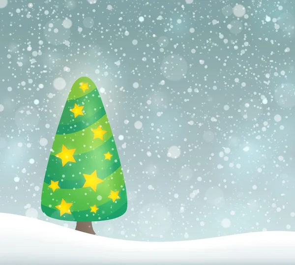 Stylized Christmas tree topic image 6 — Stockvector