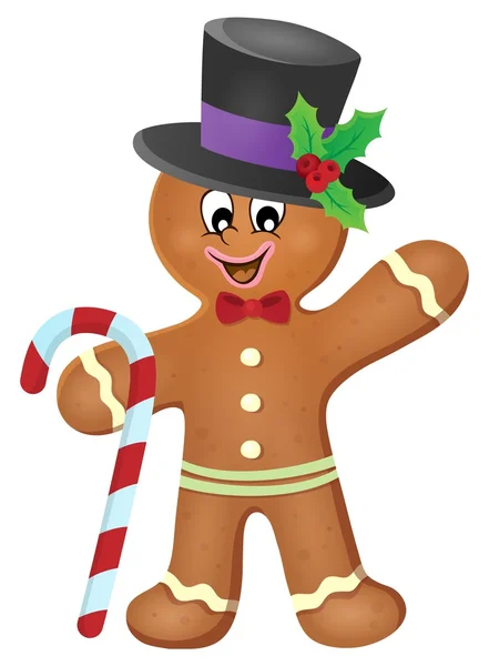 Imagem de tema Gingerbread homem 3 —  Vetores de Stock