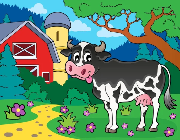 Cow theme image 3 — Stock Vector